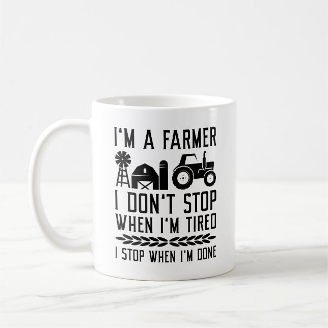 I’m A Farmer Coffee Mug (Left)