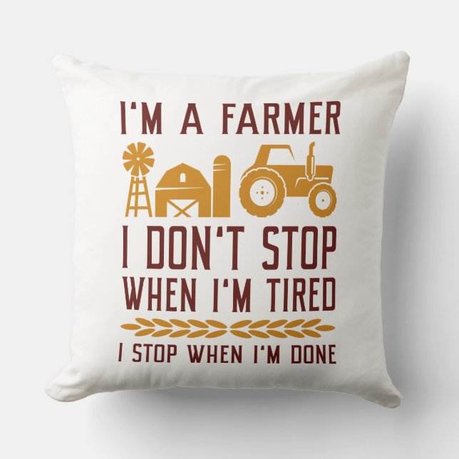 I’m A Farmer Cushion (Front)