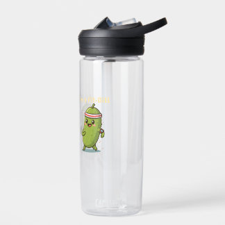 I’m a Fit-Dill! Funny Fitness Pickle Pun Design | Water Bottle