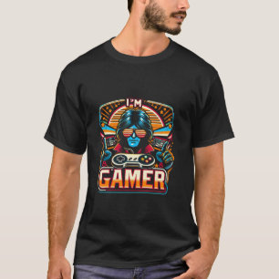 I m a Gamer Joystick Heroes Gaming Through the Age T-Shirt