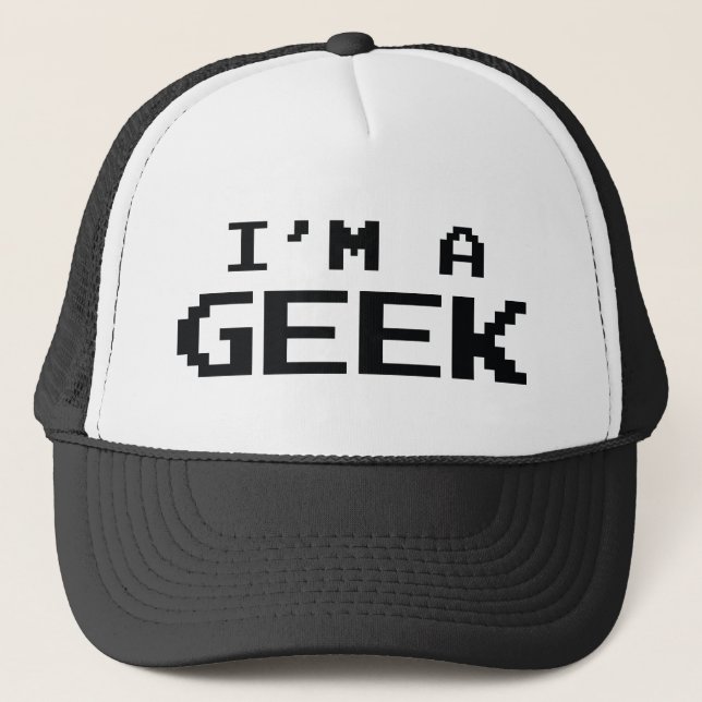 I’m A Geek Coffee Mug Trucker Hat (Front)