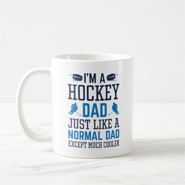 I’m A Hockey Dad Coffee Mug (Left)