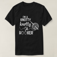 I m a Knotty Knotty Hoooker Crochet Sweatshirt, 