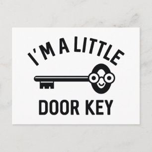 I’m A Little Door Key Postcard
