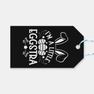 I’m A Little Eggstra Funny Rabbit Easter Bunny Gift Tags