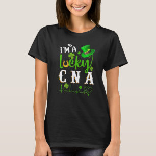 I M A Lucky Cna Nurse Shamrock Top Hat St Patricks