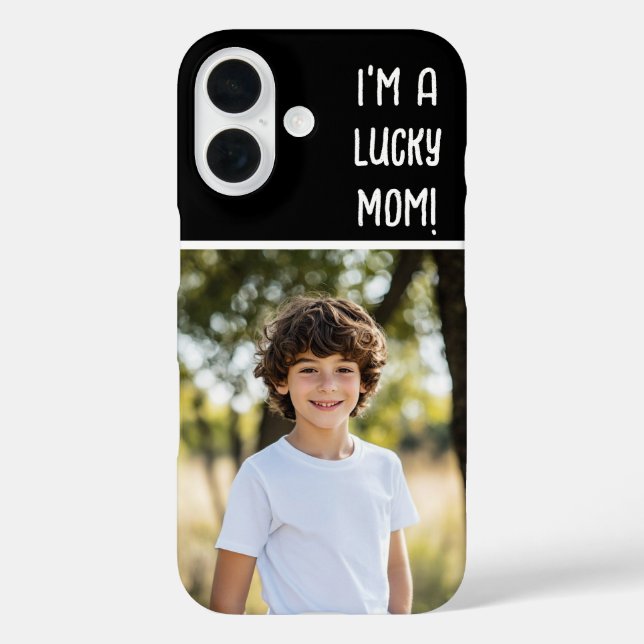 I’m a Lucky Mum Photo  Case-Mate iPhone Case (Back)