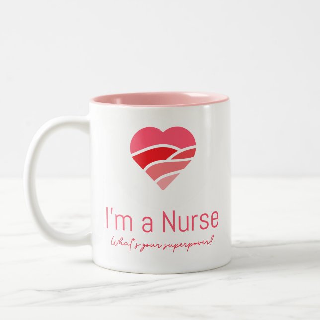 I’m A Nurse What’s Your Superpower Mug (Left)
