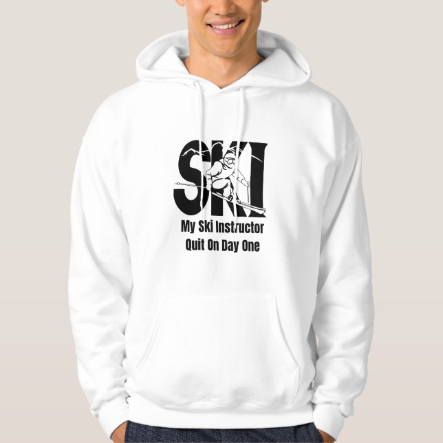 I’m A Professional Snow Eater - Funny Ski T-Shirt Hoodie (Front)