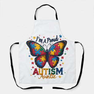I’m a Proud Autism Auntie Autism Awareness  Apron