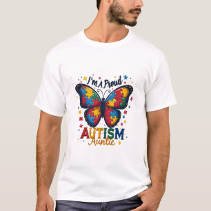I’m a Proud Autism Auntie Autism Awareness  T-Shirt
