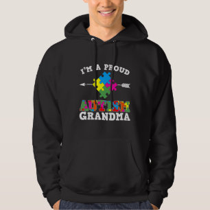 I  M A Proud Autism Grandma Awareness Hoodie