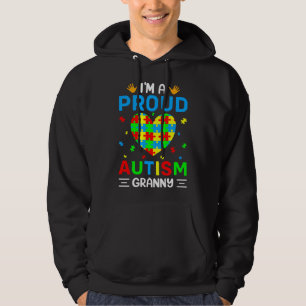 I M A Proud Autism Granny Autism Awareness Autism Hoodie