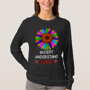 I M A Proud Grandma Love Heart Autism Awareness Pu T-Shirt