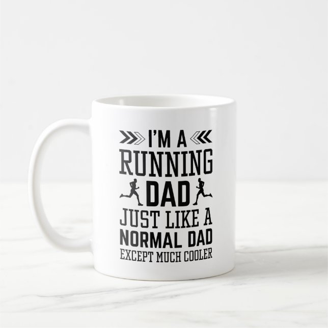I’m A Running Dad Coffee Mug (Left)