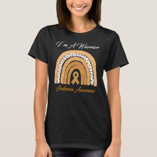 I’m A Warrior Leukaemia Awareness Orange Ribbon Ra T-Shirt