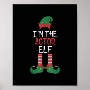 I’m Actor Elf - Family Matching Christmas Poster