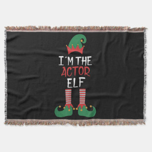 I’m Actor Elf - Family Matching Christmas Throw Blanket
