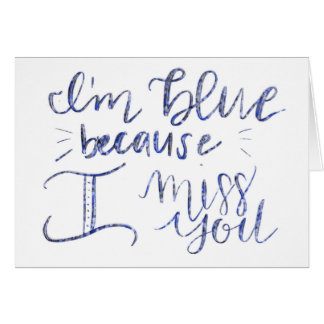 I Miss You Note Cards | Zazzle.co.uk
