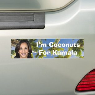 I’m Coconuts For Kamala Bumper Sticker