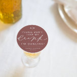 I’m Dancing Wedding Reception Drink Cover Coaster<br><div class="desc">We are always adding new designs daily!</div>