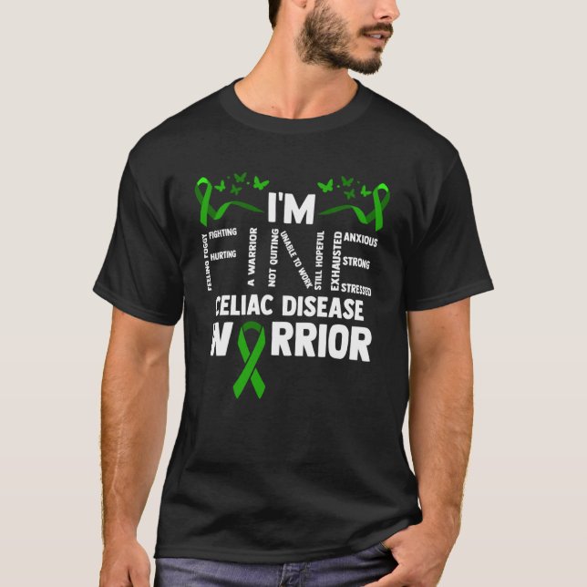 I m Fine Celiac Disease Awareness Gluten Patient F T-Shirt (Front)