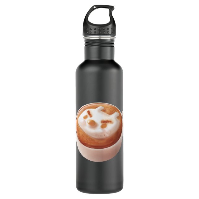 I’m Foaming With Feelings – Coffee Art 710 Ml Water Bottle (Front)