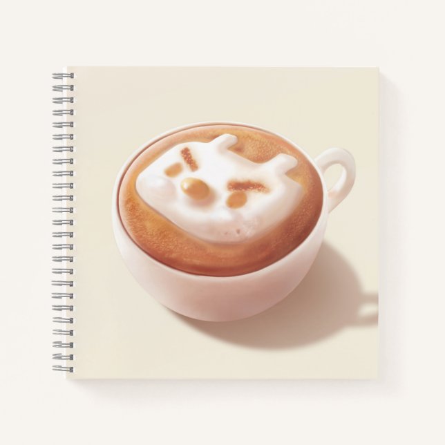 I’m Foaming With Feelings – Coffee Art Notebook (Front)