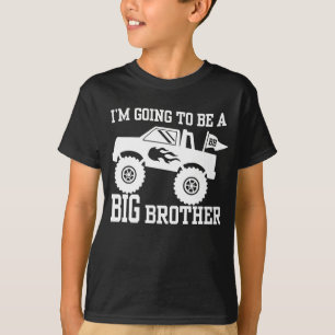 I’m Going To Be A Big Brother Monster Truck T-Shirt