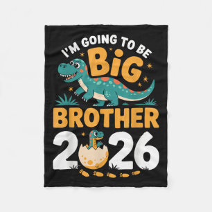 I’m Going To Be Big Brother 2026 – Dino Pregnancy  Fleece Blanket