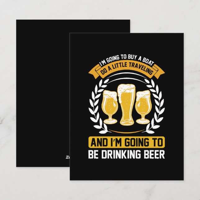  I m going to be drinking beer Holiday Card (Front/Back)