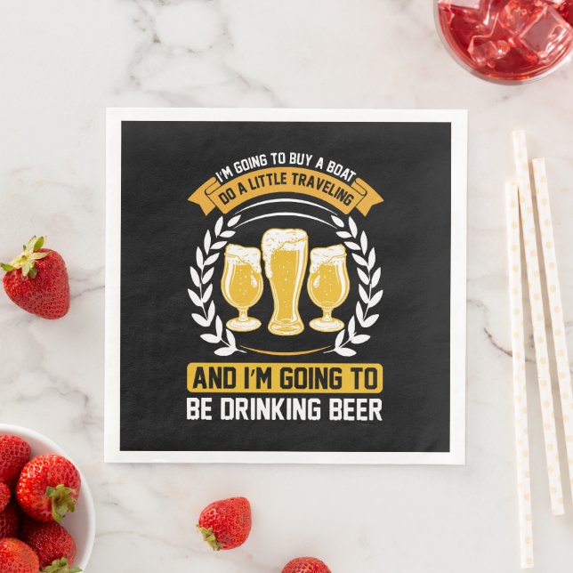  I m going to be drinking beer Napkin (Insitu)