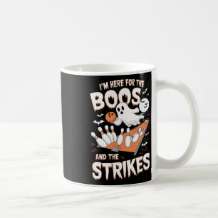 I’m Here For The Boos And The Strikes Halloween Bo Coffee Mug