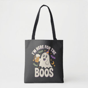 I’m Here for the Boos Funny Halloween Tote Bag