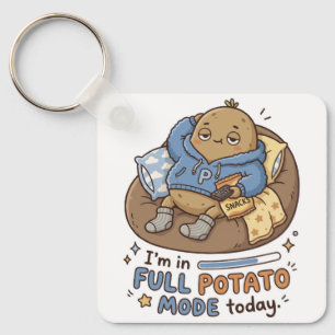 I’m in full potato mode today Couch Potato Potato Key Ring