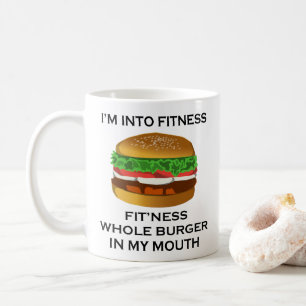I’m Into Fitness Burger Coffee Mug