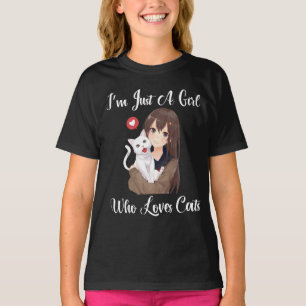 I’m Just A Girl Who Loves Cats T-Shirt