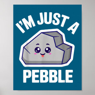 I’m Just A Pebble Funny Saying Poster