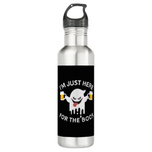I m Just Here For The Boos Funny Halloween 710 Ml Water Bottle
