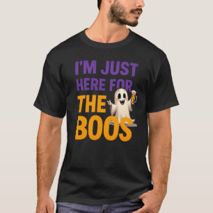 I’m Just Here for the Boos Funny Halloween Ghost T-Shirt