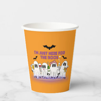 I’m Just Here For The Boos Funny Halloween Paper Cups