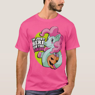 I`m Just Here For The Candy Cute Unicorn Halloween T-Shirt