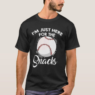I m Just Here For The Snacks Fantasy Football Leag T-Shirt