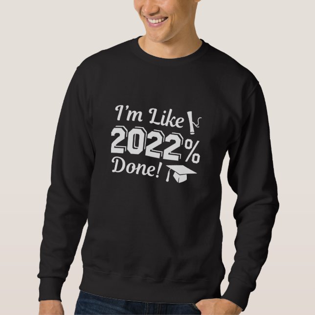 I’m Like 2022 Percent Done Sweatshirt (Front)