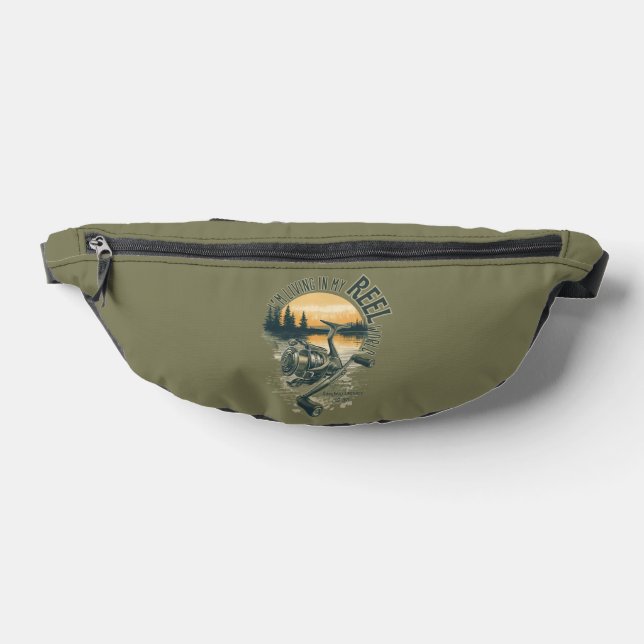 I’m Living in My | Funny Fisherman Gift |  Bum Bags (Lay Down)