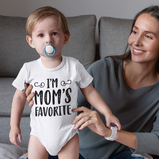 I’m Mum’s Favourite Baby Bodysuit (Creator Uploaded)