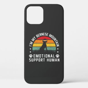 I’m my Bernese Mountain dog emotional support man iPhone 12 Case