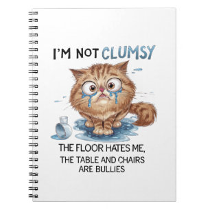 I’m Not Clumsy the Flor Hates Me  Notebook