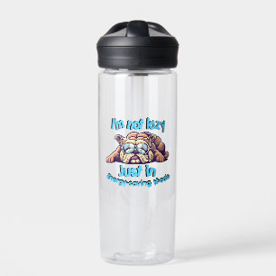 I m Not Lazy, Just in Energy-Saving Mode Water Bottle