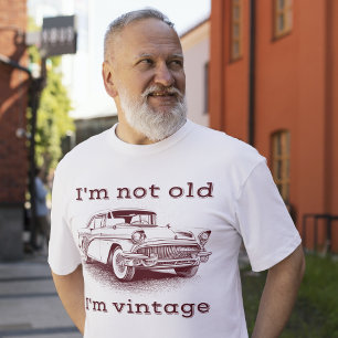 I’m not old, I’m Vintage Classic Brown Car  T-Shirt